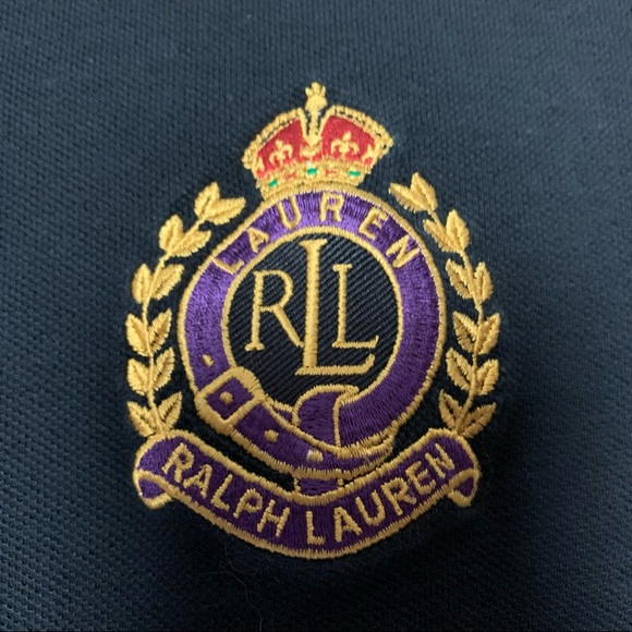 Lauren Ralph Lauren Black Embroidered Polo Shirt - Picture 3 of 5